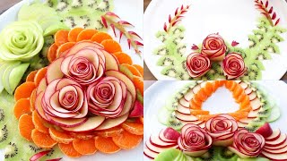 Super Salad Decoration Ideas | How To Make Apple Rose