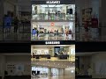 Huawei vs Mi vs Samsung vs Apple at Nanning China, MixC Mall