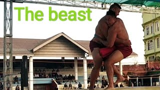 Chakhesang wrestling champ Venuzo Vs Angami champ Kezhaseluo (quaterfinal bout/ Wrestle Mania)