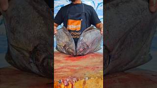 Black Promfret halwa fish കറുത്ത ആവോലി #trending #fish #shorts #food #instagram #viralvideo #fish