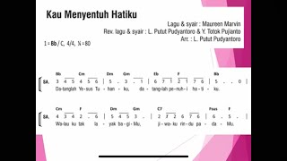 Kau Menyentuh Hatiku - notasi Alto