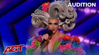 Drag Queen Alyssa Edwards From RuPaul's Drag Race and Her FABULOUS 'Dancing Queens' on AGT!