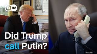 The Kremlin neither confirms or denies Donald Trump’s claim that he called Vladimir Putin | DW News