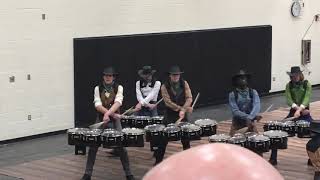 George Mason University Indoor Drumline 2020 Richmond VA from another angle