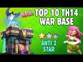 New Top 10 | Th14 War Base Anti Everything With Link | Town Hall 14 War Bases Copy Link | Coc