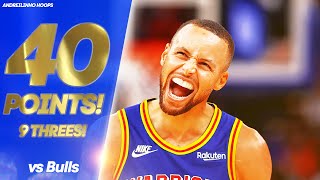 Stephen Curry 40 POINTS vs Bulls! ● 9 THREES! ● Full Highlights ● 12.11.21 ● 60 FPS