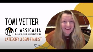 Classicalia Semi-Finalist Tomi Vetter