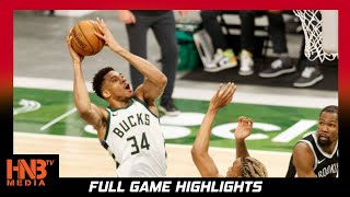 Brooklyn Nets vs Milwaukee Bucks 5.4.21 | Full Highlights
