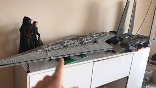 Lego Star Wars Ucs Onecase Executor Moc 15881 Huge Star Wars Ship!! Lego Room Update!