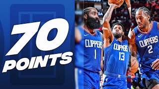 CLIPPERS BIG 3 SHOW OUT! Kawhi Leonard, Paul George & James Harden Combine For 70 PTS! March 6, 2024