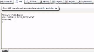 MySQL Database Tutorial 30 NOT NULL and AUTO INCREMENT