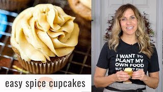 How to Make EASY SPICE CUPCAKES {Recipe Video}