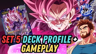 Can he Hang? Set 5 Goku Black Deck Profile and Gameplay! Dragonball Super Fusion World