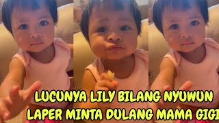 LUCUNYA BABY LILY LAPER MINTA MAEM DULANG PAPA RAFFI MAMA GIGI NGAKAK