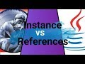 Instance variable vs References in java | All types of variable in java