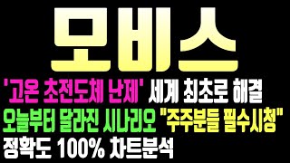 모비스 고온 초전도체 난제 세계최초로 해결 오늘부터 달라진 시나리오 주주분들 필수시청 #모비스 #모비스주가 #모비스전망 #모비스목표가 #모비스차트