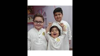 Eid Mubarak Umer Shah Ahmad Shah Abubakar | Cute Ahmad Shah #shorts