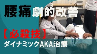 【腰痛治療の絶対鉄板！】ダイナミックAKA治療。完全公開。すべての治療家必見です。