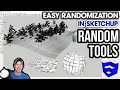 RANDOMIZING OBJECTS in SketchUp with Random Tools - FREE EXTENSION TUTORIAL!