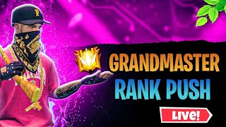 🔴[LIVE]  NEW SEASON BR RANK SEASON  PLATINUM ONE  GRANDMASTER RANK PUSH 🤩 FREE FIRE !!