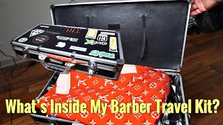 WHAT'S INSIDE MY BARBER CASE? TAKING MY BARBERSHOP ON THE GO?!