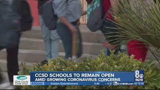 CCSD schools to remain open, despite growing fears over the coronavirus