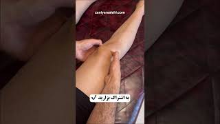 آموزش ماساژ درمانی زانو مفید برای آرتروز شدید درد زانو التهاب مفصل ورم زانو زانیار صالحی #asmr#spa