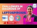 Challenges in diagnosis of Leptospirosis