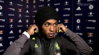 WILLIAN: I'm very happy because we won today so lets keep going