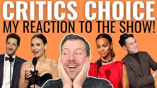 Critics Choice REACTION VIDEO 2025!