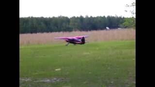 Seconds from disaster Test flight Jimmy Prives Stinson SR9 GULLWING TOPFLIGHT DLE30