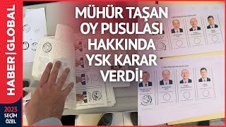 SON DAKİKA I YSK Az Önce Duyurdu: O Pusulalar Geçersiz Sayılacak!