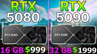 World's First RTX 5080 vs RTX 5090 Test in 11 Games | 4K