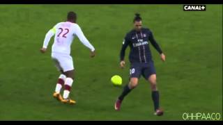 Zlatan Ibrahimovic gets good panna