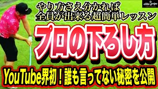 【神ゴルフレッスン】ほとんどのゴルファーが知らない本当の手の下ろし方