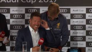 Lost in translation - Klopp helps out Simeone at press conference