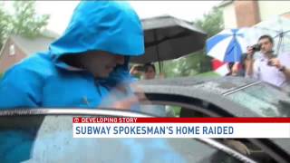 Subway spokesman home raided