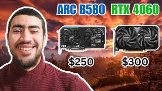 ARC B580 VS RTX 4060 Gaming test; Should you buy the ARC B580 for Gaming?