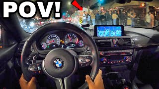 TERRORIZING HOLLYWOOD In A STRAIGHT PIPED BMW M4 F82 [LOUD EXHAUST POV]