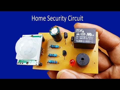 How to make easy home security circuit at home How to make easy home security circuit at home