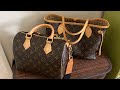 Louis Vuitton Speedy b 25 v. the Neverfull pm comparison and review