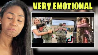 Military Coming Home Tiktok Compilation| Most Emotional Compilations | Reaction