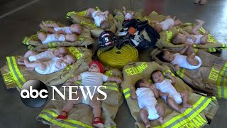 3 sets of twins born to firefighting team who battled Carr blaze