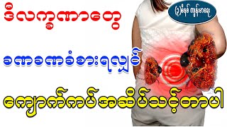 ဒီလက္ခဏာတွေခဏခဏခံစားရလျှင် ကျောက်ကပ်အဆိပ်သင့်တာပါ၊ Symptoms of kidney toxicity