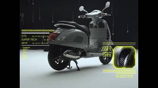 Vespa GTS SuperTech 300 登場 | 日常の移動からツーリングまで、幅広いシーンで楽しい走りを提供するベスパのラージボディシリーズ「GTS」にスポーツモデルです