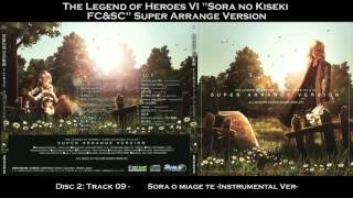 Sora no Kiseki FC \u0026 SC Super Arrange Version Track 21 空を見上げて  -Instrumental Ver-