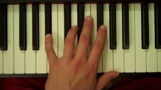 How To Play a Bb Augmented Major 7th Chord on Piano (Left Hand)