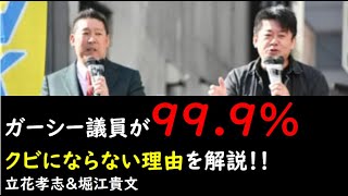 ガーシー議員が99 9%クビにならない理由を解説！ #ホリエモン #ホリエモン切り抜き #立花孝志 #堀江貴文 #ガーシー