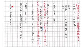 副助詞「だに」【助詞総整理】