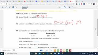 Grade 5 My Math Chapter 7 Review
